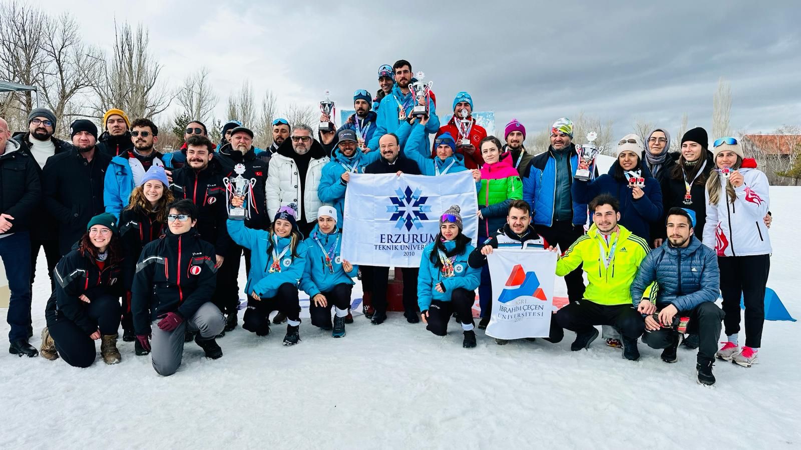 Kış Oyunları'nda Üniversitemiz Kayaklı Koşu Takımından Büyük Başarı